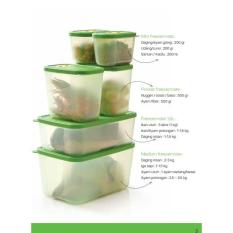 Baru - Freshmint Collection Tupperware (Kotak/Tempat Makanan Untuk Di Freezer - Fourtyshops