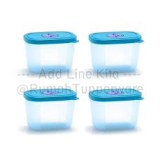 Baru - Tupperware Mini Freezermate With Dial (4Pcs Kotak Khusus Freezer) - Fourtyshops