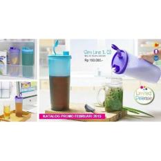 Baru - Tupperware Slim Line 1 Liter Tempat Air Minum Botol Slimline 1Lt Lt - Fourtyshop