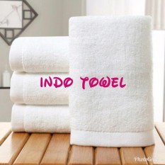 Bath Towel / Handuk Mandi / Renang Hotel Putih Ukuran Sedang Full 100% Premium Katun