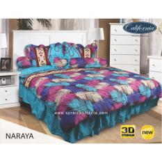 Bed Cover CALIFORNIA motif NARAYA King Size 180 x 200 cm
