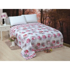 Bedcover 180x200 Bunga Cantik