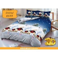 Bedcover D'luxe Kintakun ukuran 160 x 200 - Snow Bear Murah