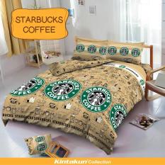 Bedcover D'luxe Kintakun ukuran 120 x 200 - Starbucks C Berkualitas