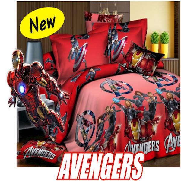 Bedcover Only Fata Signature Uk.180 X 200 Motif Avanger Berkualitas