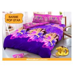 Bedcover Set Kintakun D'luxe Sprei Flat Uk.180 X 200 Barbie Pop Star