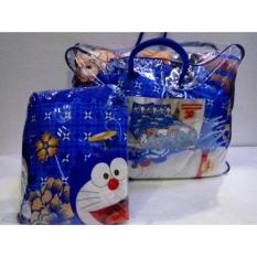 Bedcover Super Lembut dan Tebal Merk Bonita 3D New - BATIK DORAEMON Uk. 180x200 CM