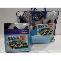 Bedcover Super Lembut dan Tebal Merk Bonita 3D New - JAPAN PANDA NEW Uk. 180x200 CM