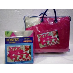 Bedcover Super Lembut dan Tebal Merk Bonita 3D New - TAMARA Uk. 180x200 CM