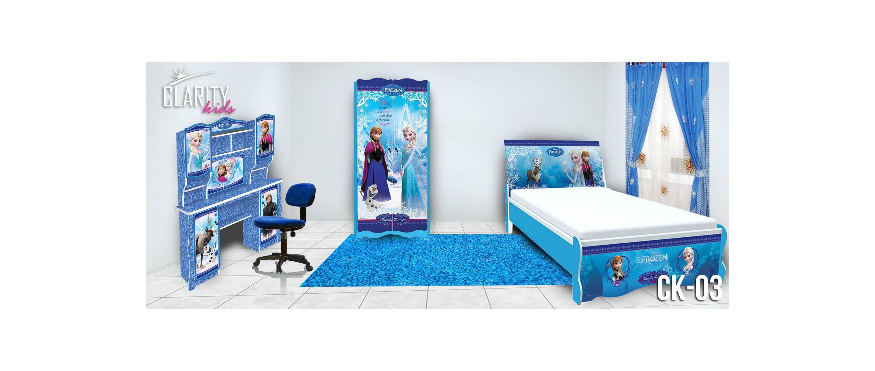 Diskon Bedroom Set Clarity Kids Single Bed Room Ck 03 Frozen
