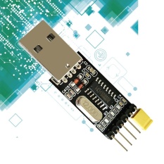 Belle USB Ke TTL Modul CH340 Chip Hitam USB ke TTL Modul Serial Converter Modul hitam-Intl