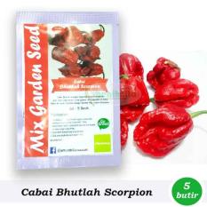 Benih-Bibit Cabai Super Pedas Bhutlah Scorpion (Mix Garden)