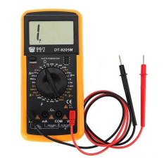 TERBAIK DT9205M LCD AC DC Volt AMP OHM Listrik Digital Multimeter (Intl)-Intl