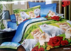 BEST SELLER!! Bedcover Crysta 180x200 - Anggoraseprai kintakun / seprai bonita / seprai my love / seprai polos / seprai murah / seprai rumbai / seprai california / seprai karakter