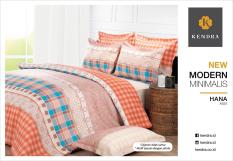BEST SELLER!! Bedcover Kendra Modern 180 - Hanaseprai kintakun / seprai bonita / seprai my love / seprai polos / seprai murah / seprai rumbai / seprai california / seprai karakter