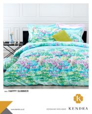 BEST SELLER!! Bedcover Kendra Modern 180 - Happy Summer ( tanpa sprei)seprai kintakun / seprai bonita / seprai my love / seprai polos / seprai murah / seprai rumbai / seprai california / seprai karakter