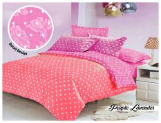 BEST SELLER!! Bedcover Romeo Polkadot ukuran 120 x 200 - Purple Lavenderseprai kintakun / seprai bonita / seprai my love / seprai polos / seprai murah / seprai rumbai / seprai california / seprai karakter