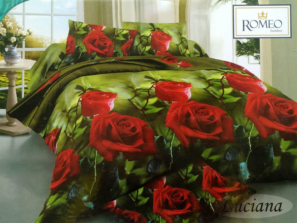 BEST SELLER!! Bedcover Romeo ukuran 120 x 200 / Extra Single / No.3 - Lucianaseprai kintakun / seprai bonita / seprai my love / seprai polos / seprai murah / seprai rumbai / seprai california / seprai karakter