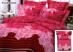 BEST SELLER!! Bedcover ukuran 180 - Pink Roseseprai kintakun / seprai bonita / seprai my love / seprai polos / seprai murah / seprai rumbai / seprai california / seprai karakter
