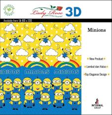 BEST SELLER!! Selimut Lady Rose - Minions (Selimut Bulu Super Soft)seprai kintakun / seprai bonita / seprai my love / seprai polos / seprai murah / seprai rumbai / seprai california / seprai karakter