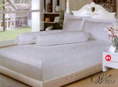 BEST SELLER!! Sprei 100 cotton Organic Merk Emily Ukuran 180x200 - Whiteseprai kintakun / seprai bonita / seprai my love / seprai polos / seprai murah / seprai rumbai / seprai california / seprai karakter