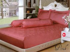 BEST SELLER!! Sprei 100cotton Organic Merk Emily Ukuran 180x200 B4 - Pinkseprai kintakun / seprai bonita / seprai my love / seprai polos / seprai murah / seprai rumbai / seprai california / seprai karakter