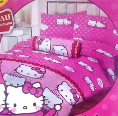 BEST SELLER!! Sprei Lady Rose Disperse 160 - Hello Kitty & Daniel Pinkseprai kintakun / seprai bonita / seprai my love / seprai polos / seprai murah / seprai rumbai / seprai california / seprai karakter