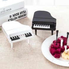 BEST SELLER Sunweb Piano Pemodelan Buah Forks Party Sayuran Kue Dessert Forks Dekorasi Meja-Intl