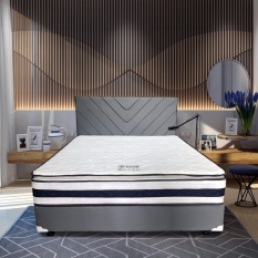 Best Winchester Platinum Pillowtop Springbed Kasur Fullset 180x200 - Abu Abu By Best Furniture