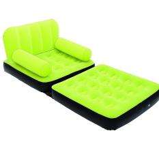 Bestway Inflatable 2 in 1 Single Sofa Bed (Hijau) Kasur Ranjang Sofa Angin 67277