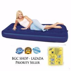 Bestway Kasur Angin Single Biru + Lem