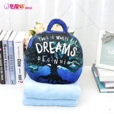 BFG Edisi Dream Giant Bantal Bantal Selimut Dual Bantal Mobil Kantor Nap Selimut-Intl
