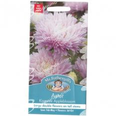 Bibit Bunga Benih Mr Fothergills Aster Kingsize Appleblossom