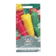 Bibit Bunga Benih Mr Fothergills Paprika Romano Mixed