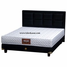 BIGLAND FLORA PUTIH 180x200 Kasur Tanpa Divan/Sandaran