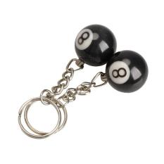 Snooker Meja Biliar Renang Gantungan Kunci Bola Hadiah Lucky No.8