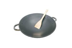 BIMA Wok Besi Anti Lengket Non Stick 30 CM + Spatula Kayu NS050
