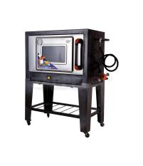 BLACK GAS OVEN 85CM ZEPPELIN (BLACK OVEN GAS ZEPPELIN)