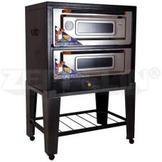 Black Gas Oven 90Cm Zeppelin (Black Oven Gas Zeppelin) - K5nw7q