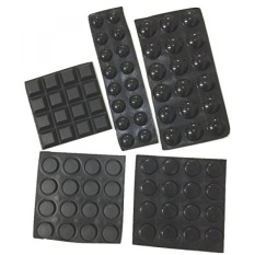 Hitam Bantalan Bumper Perekat 82-Piece Combo Pack (Putaran, Bulat, Persegi) -Peredam Kebisingan Kaki Karet untuk Lemari, Peralatan Kecil, Elektronik, Bingkai Foto, Perabotan, Laci, Lemari-Intl
