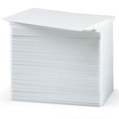 Blank PVC Cards CR80 30mil White Plastic ID Card Use With Idcard Printer - intl
