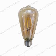 Bohlam Lampu Antik Retro Edison LED Filament Teardrop Oval Murah Promo