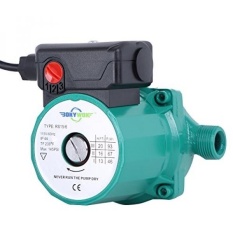 Bokywox 110 V Sirkulasi Air Panas Pompa 3/4, 3-Kecepatan Circulating Pompa untuk Tenaga Surya Sistem Pemanas (RS15-6, Hijau)-Internasional