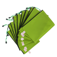 BolehDeals 10 Buah A5 Hijau Plastik Tas Berkas Dokumen Terkunci Daftar Harga (International)