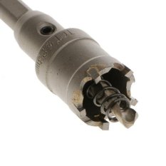 BolehDeals 23mm Lubang Bor Gergaji Mata Gergaji Paduan Karbida Steel Alat Pemotong Kayu Logam Paduan Untuk-Intl