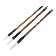 BolehDeals 3 Pieces Kayu Kaligrafi Terengah-engah Kanji Alat Tulis #10-Internasional