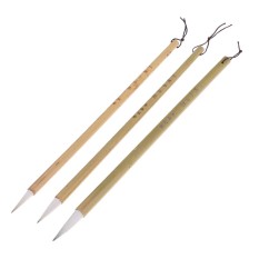 BolehDeals 3 Pieces Kayu Kaligrafi Terengah-engah Kanji Alat Tulis #4-Internasional