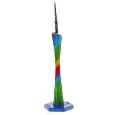 Bolehdeals Menara Canton Logam Model Figurine Retro Besi Seni Arsitektur Kerajinan Tour Souvenir Hiasan Hiasan Rumah-Internasional