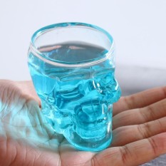 Bolehdeals Kristal Tengkorak Kepala Vodka Wiski Shot Kaca Cangkir Minum Ware Rumah Bar 75 Ml-