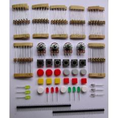 BolehDeals General package electronic components LED transistors
Capacitors breadboard
